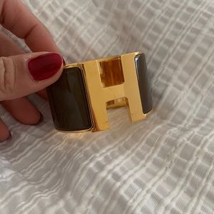 Clic clac H Hermes bracelet étain mat color